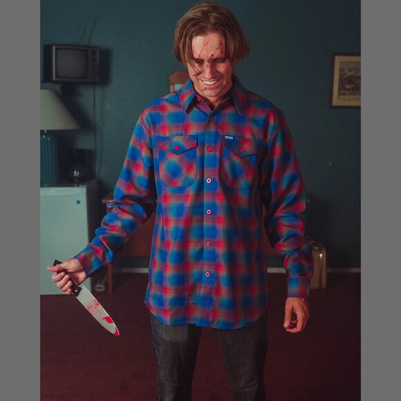 DIXXON FLANNEL - CHUCKY Flannel Shirt - Mens Medium - Horror Series - Picture 9 of 9